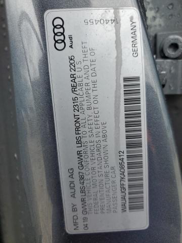2019 AUDI A3 PREMIUM - WAUAUGFF7KA085412