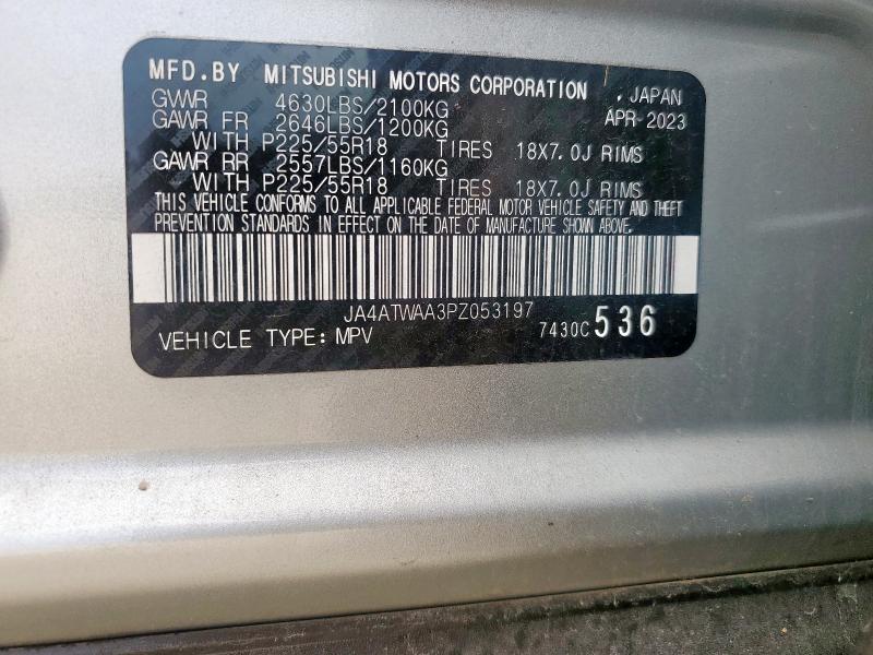 2023 MITSUBISHI ECLIPSE CR JA4ATWAA3PZ053197