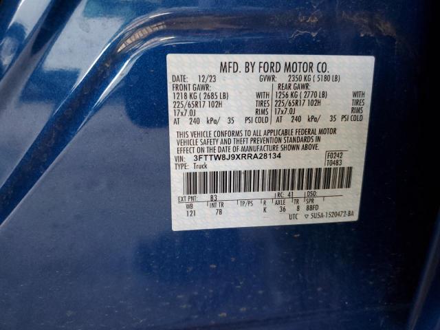 2024 FORD MAVERICK X 3FTTW8J9XRRA28134