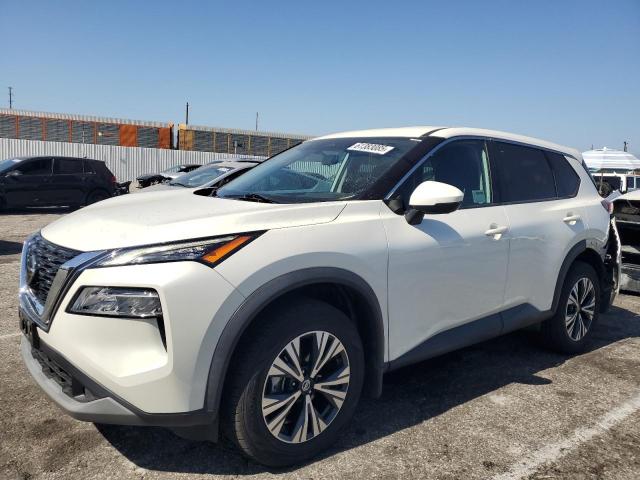 NISSAN ROGUE SV 2021 white  gas 5N1AT3BA4MC801520 photo #1