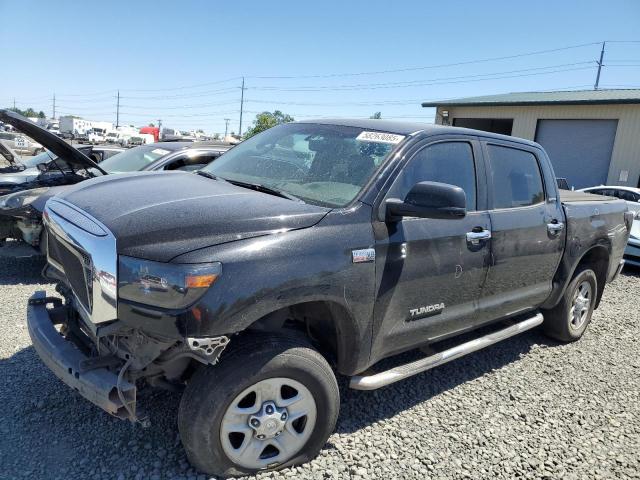 TOYOTA TUNDRA CRE 2008 black crew pic gas 5TFDV58198X068572 photo #1