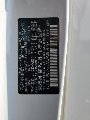 2021 HYUNDAI KONA SEL - KM8K22AA3MU614797