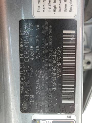 2015 KIA OPTIMA HYB KNAGN4AD9F5084448
