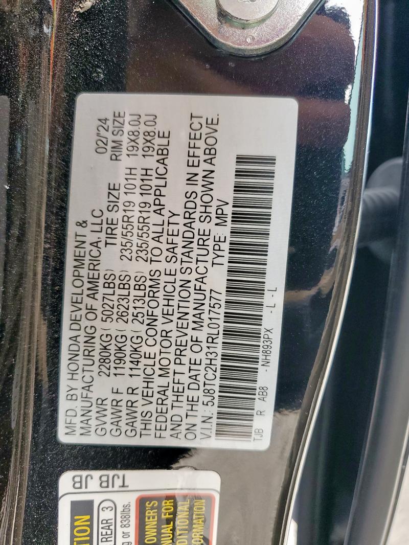 2024 ACURA RDX 5J8TC2H31RL017577