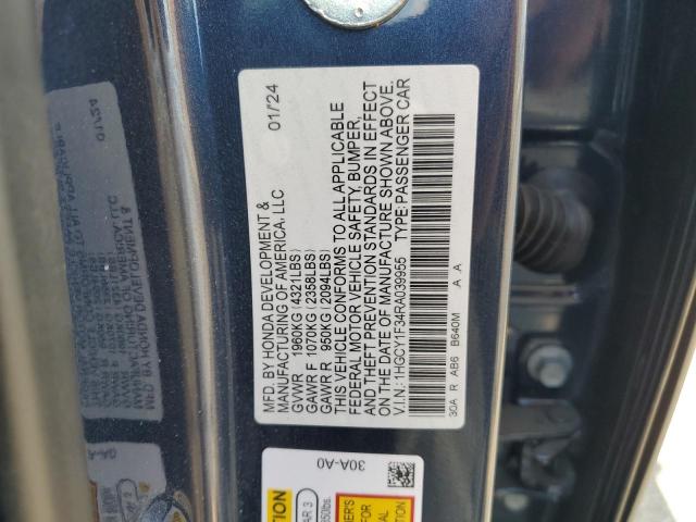 2024 HONDA ACCORD EX 1HGCY1F34RA039955