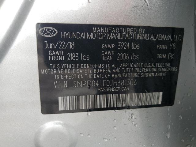 2018 HYUNDAI ELANTRA SE - 5NPD84LF0JH381306