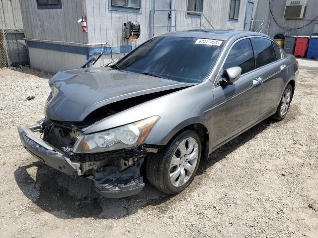 HONDA ACCORD EXL 2008 gray sedan 4d gas 1HGCP36818A044068 photo #1