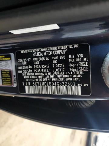 2018 HYUNDAI SANTA FE S - 5XYZUDLB0JG522302
