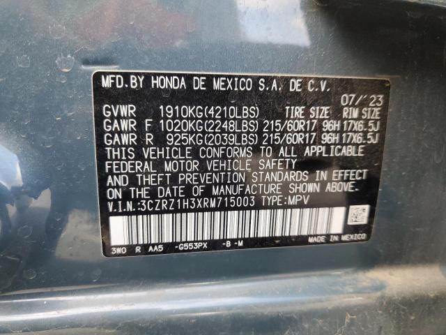 2024 HONDA HR-V LX 3CZRZ1H3XRM715003