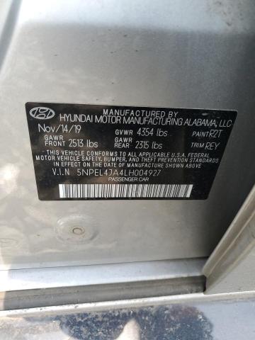 2020 HYUNDAI SONATA SEL - 5NPEL4JA4LH004927