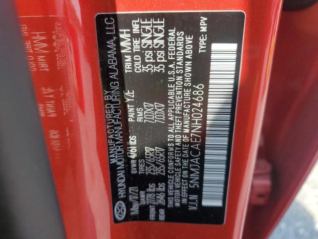 2022 HYUNDAI TUCSON SE 5NMJACAE7NH024686