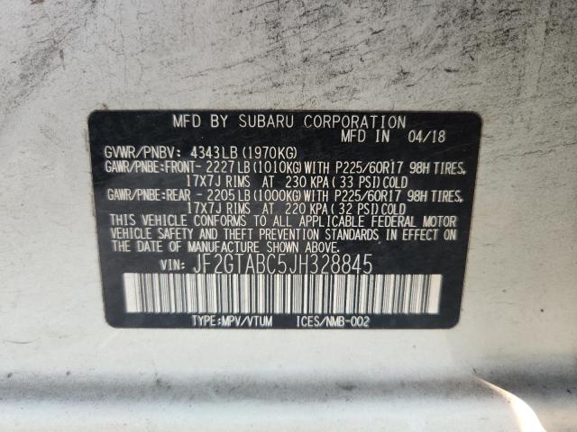 2018 SUBARU CROSSTREK JF2GTABC5JH328845