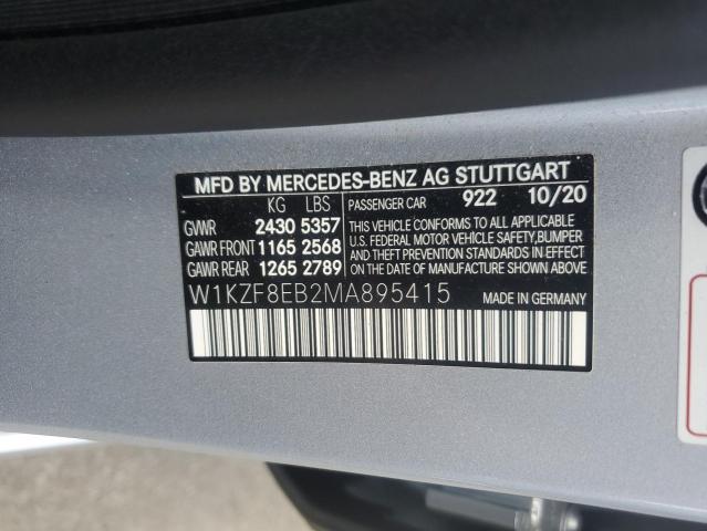 2021 MERCEDES-BENZ E 350 4MAT - W1KZF8EB2MA895415