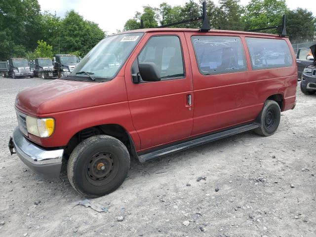 FORD ECONOLINE 1996 red  gas 1FMEE11H3THB69173 photo #1