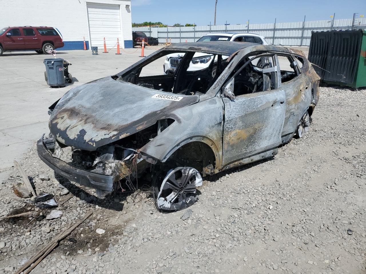 Lot #3178447736 2015 HYUNDAI SANTA FE S