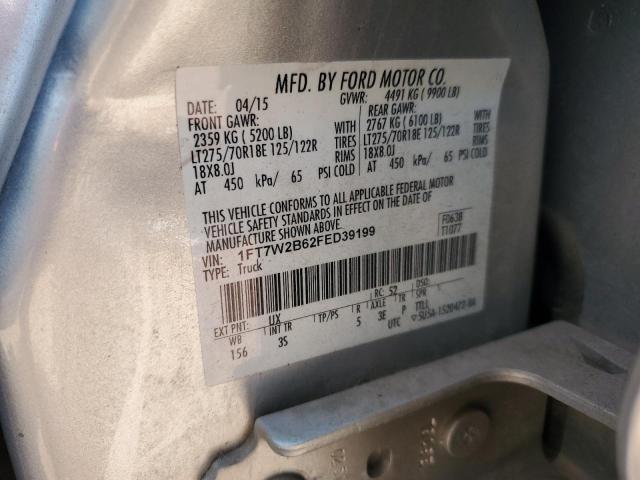 2015 FORD F250 SUPER - 1FT7W2B62FED39199