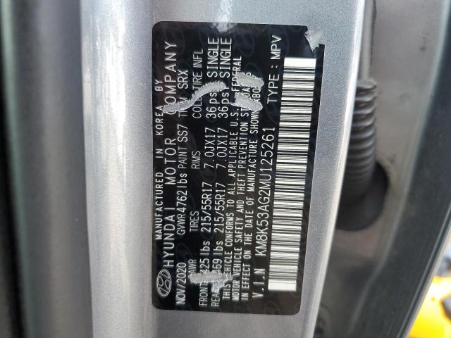 2021 HYUNDAI KONA ULTIM KM8K53AG2MU125261