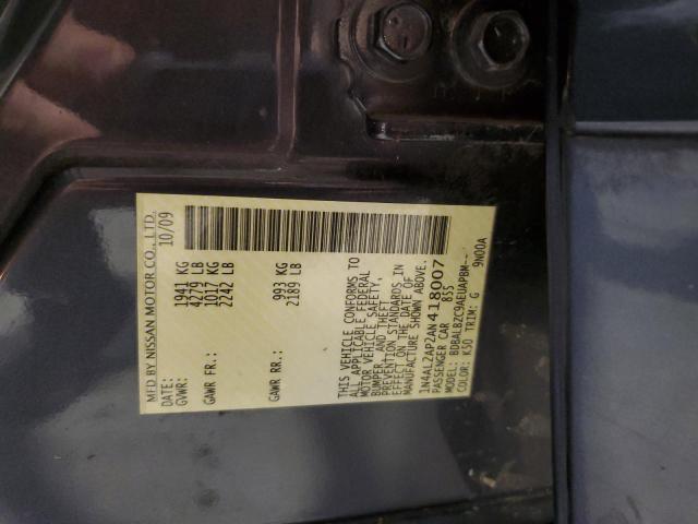 2010 NISSAN ALTIMA BAS - 1N4AL2AP2AN418007