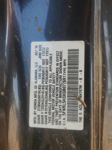 2016 HONDA ODYSSEY SE 5FNRL5H3XGB077691