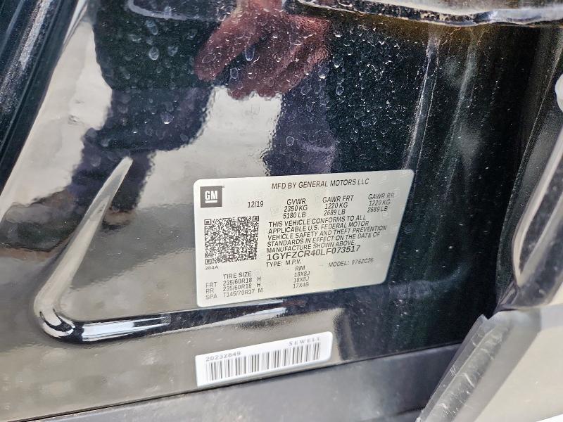 2020 CADILLAC XT4 PREMIU 1GYFZCR40LF073517