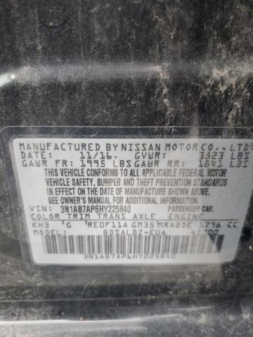 2017 NISSAN SENTRA S - 3N1AB7AP6HY225840