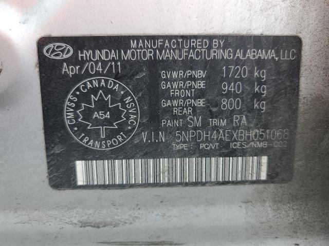 2011 HYUNDAI ELANTRA GL - 5NPDH4AEXBH051068