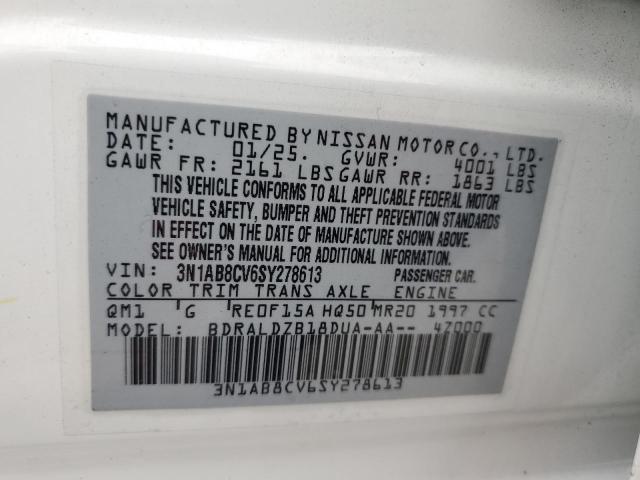 2025 NISSAN SENTRA SV - 3N1AB8CV6SY278613