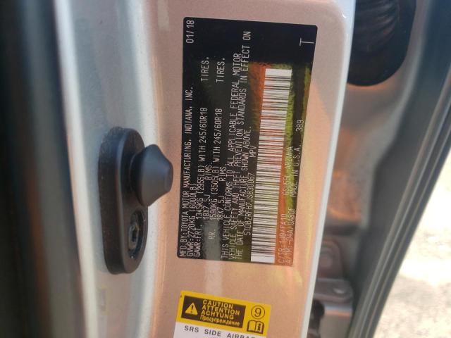 2018 TOYOTA HIGHLANDER - 5TDBZRFH7JS830067