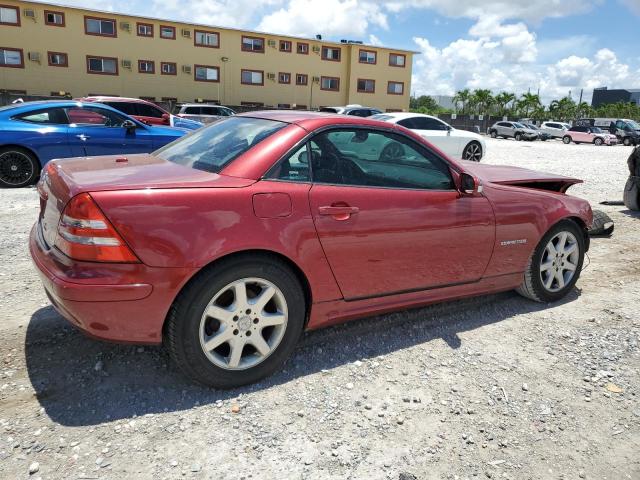 MERCEDES-BENZ SLK 230 KO 2001 red  gas WDBKK49F01F223928 photo #4