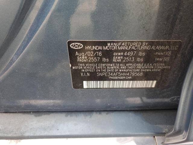 2017 HYUNDAI SONATA SPO 5NPE34AF5HH479568