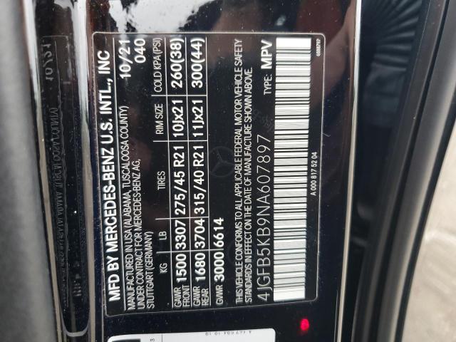 2022 MERCEDES-BENZ GLE 450 4M 4JGFB5KB9NA607897