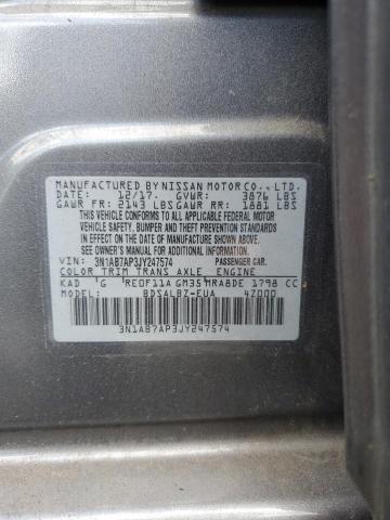 2018 NISSAN SENTRA S - 3N1AB7AP3JY247574