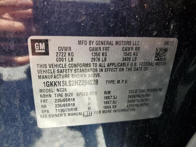 2017 GMC ACADIA SLE 1GKKNSLS2HZ284228