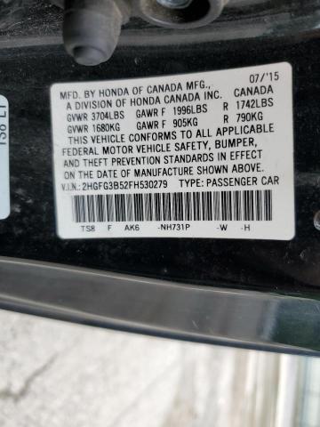 2015 HONDA CIVIC LX - 2HGFG3B52FH530279