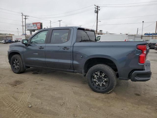 CHEVROLET SILVERADO 2021 blue  Gasoline 1GCPWBEK4MZ240950 photo #3