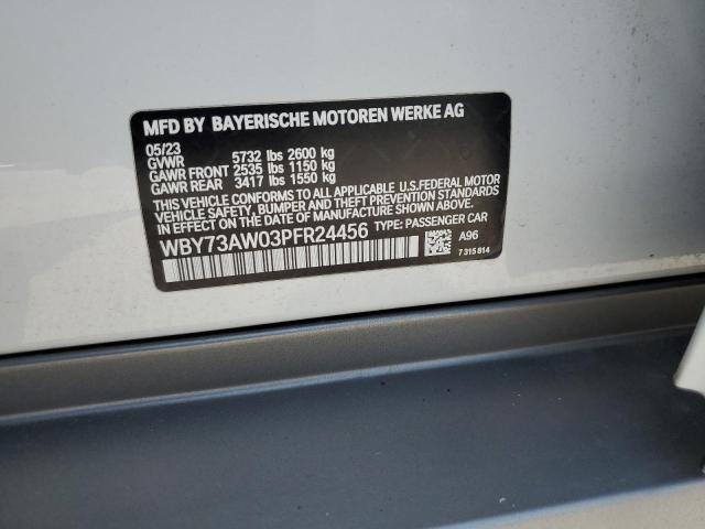 2023 BMW I4 EDRIVE 40 WBY73AW03PFR24456