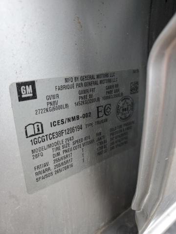 2015 CHEVROLET COLORADO Z - 1GCGTCE38F1206194