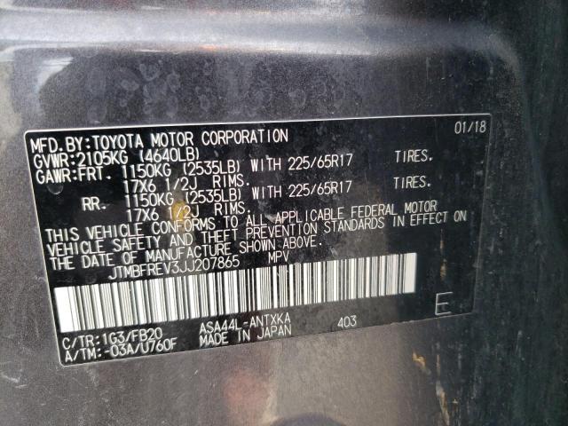 2018 TOYOTA RAV4 LE - JTMBFREV3JJ207865