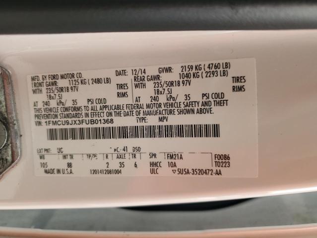 2015 FORD ESCAPE TIT - 1FMCU9JX3FUB01368