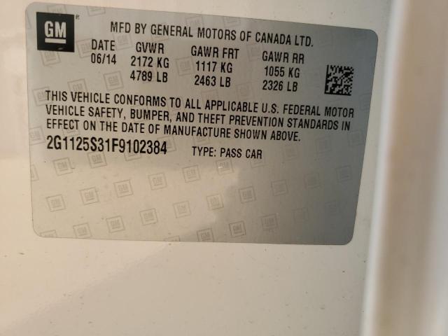 2015 CHEVROLET IMPALA LT 2G1125S31F9102384