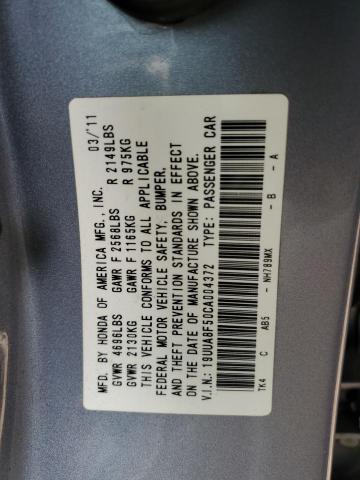 2012 ACURA TL - 19UUA8F50CA004372