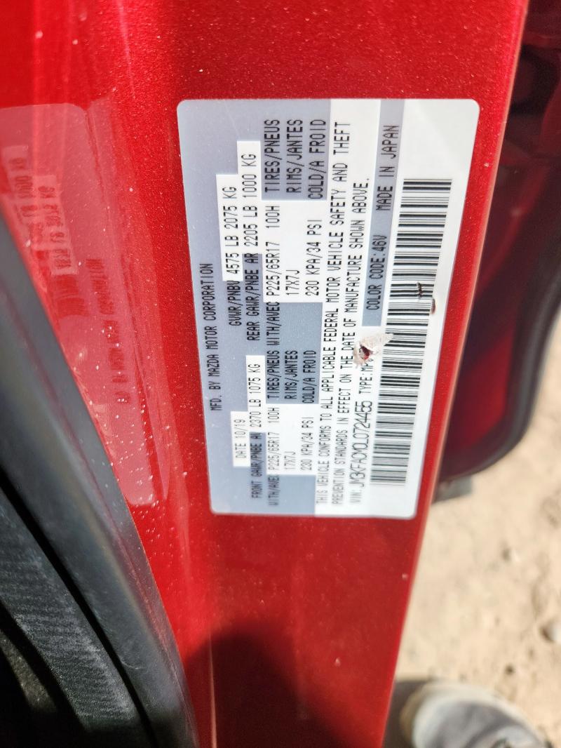 2020 MAZDA CX-5 TOURI JM3KFACM0L0724455