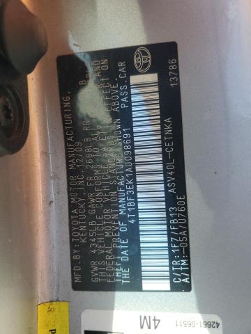 2010 TOYOTA CAMRY BASE - 4T1BF3EK1AU098691