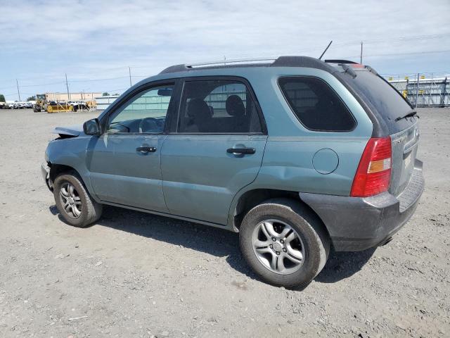KIA SPORTAGE E 2007 green  gas KNDJF723977430582 photo #3