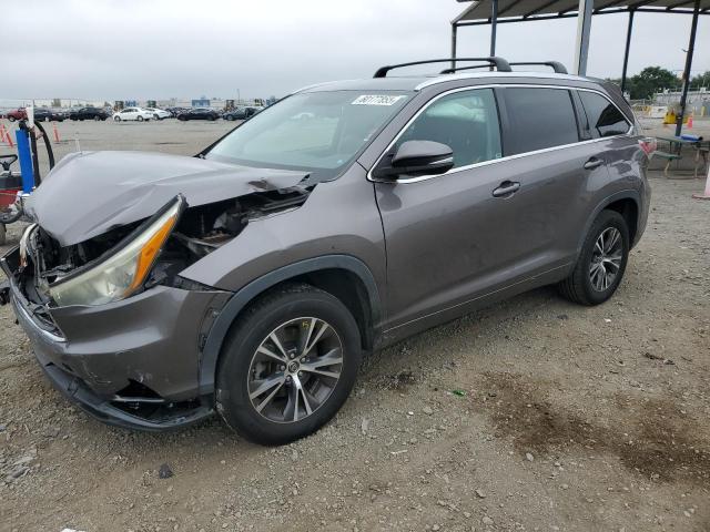 Vin: 5tdkkrfh4gs136014, lot: 60177855, toyota highlander xle 2016 img_1