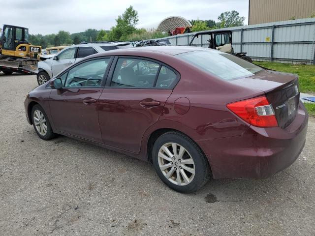 Vin: 19xfb2f85ce042480, lot: 62170465, honda civic ex 20122