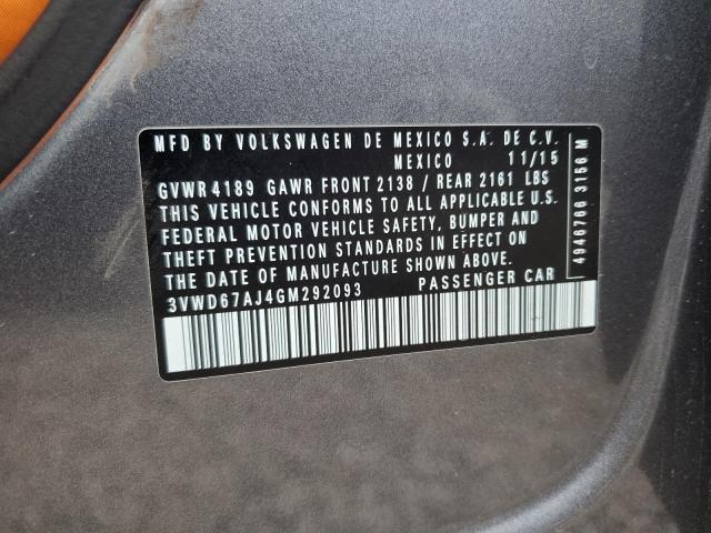 2016 VOLKSWAGEN JETTA SE - 3VWD67AJ4GM292093