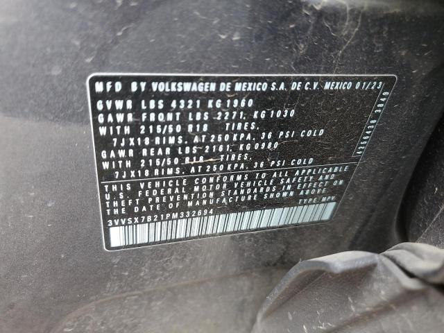 2023 VOLKSWAGEN TAOS SE 3VVSX7B21PM332694