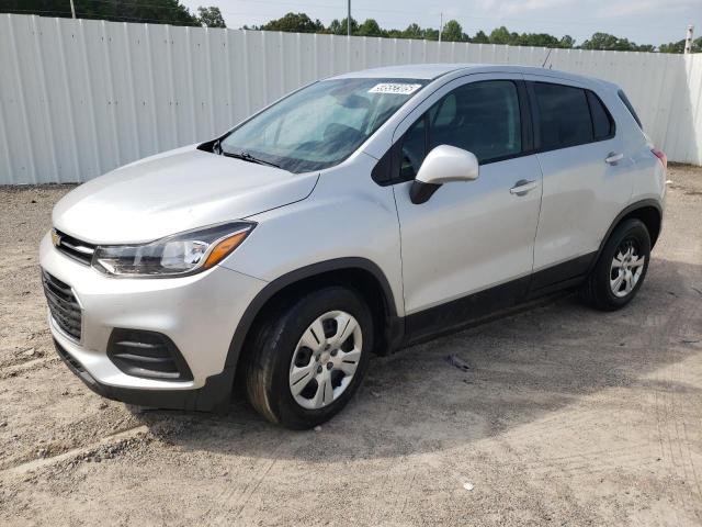 CHEVROLET TRAX LS 2019 silver  gas 3GNCJKSB7KL166713 photo #1
