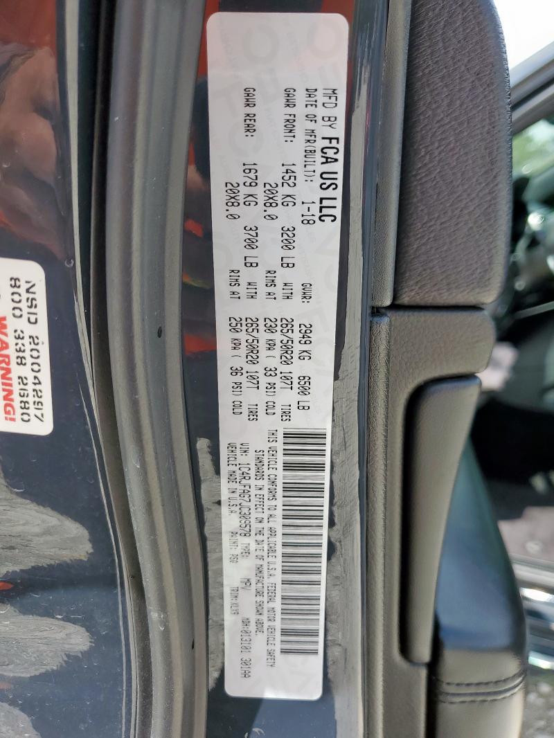 2018 JEEP GRAND CHER - 1C4RJFAG7JC309578